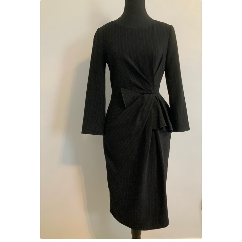 Karen Millen pinstripe crepe dress